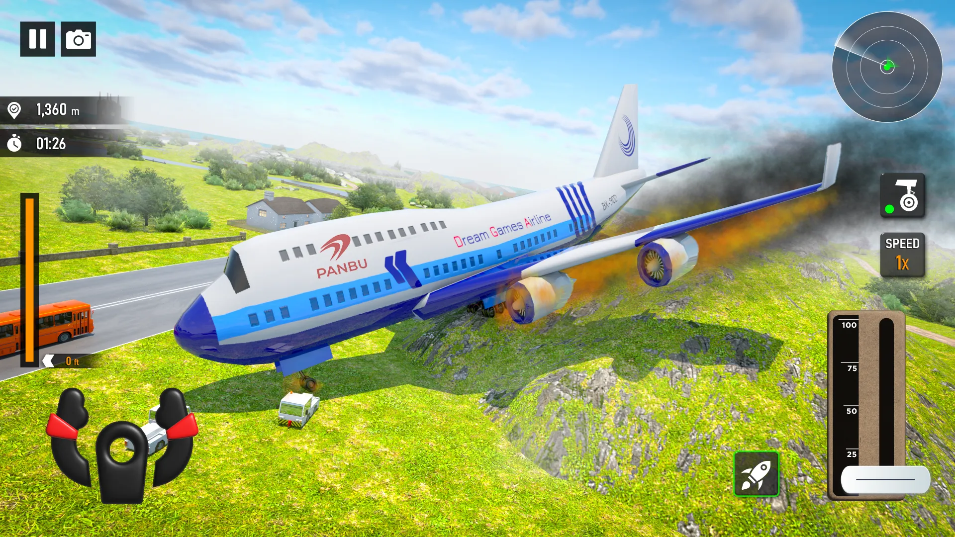 Airplane Simulator 3d Games | Indus Appstore | Screenshot