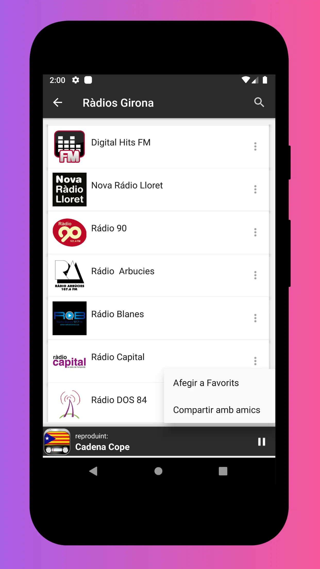 Radio Catalonia - Radio FM AM | Indus Appstore | Screenshot