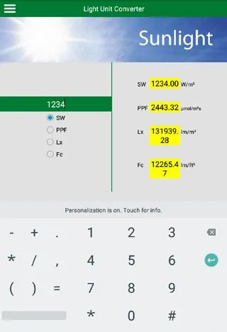 Light Unit Converter | Indus Appstore | Screenshot