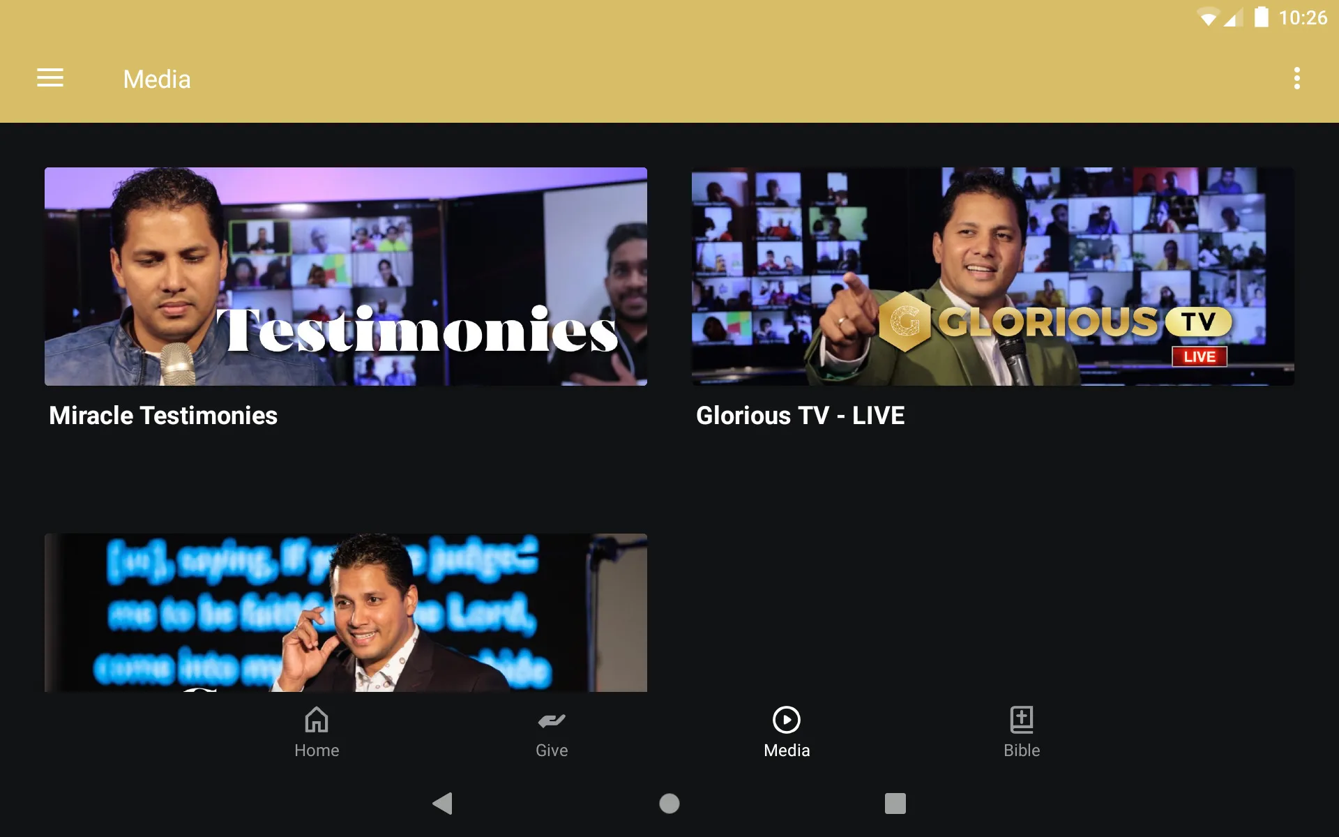 Glorious TV | Indus Appstore | Screenshot