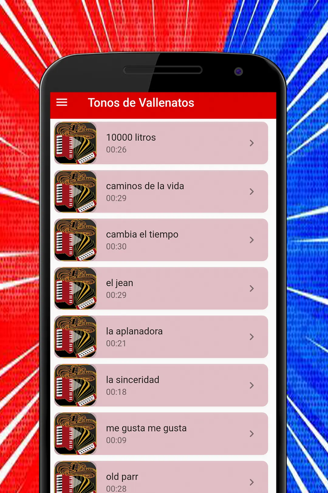 Ringtones Vallenatos | Indus Appstore | Screenshot