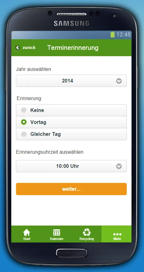 SÜW-WertstoffApp | Indus Appstore | Screenshot