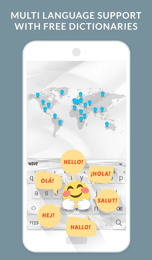 Wave Animated Keyboard Emoji | Indus Appstore | Screenshot