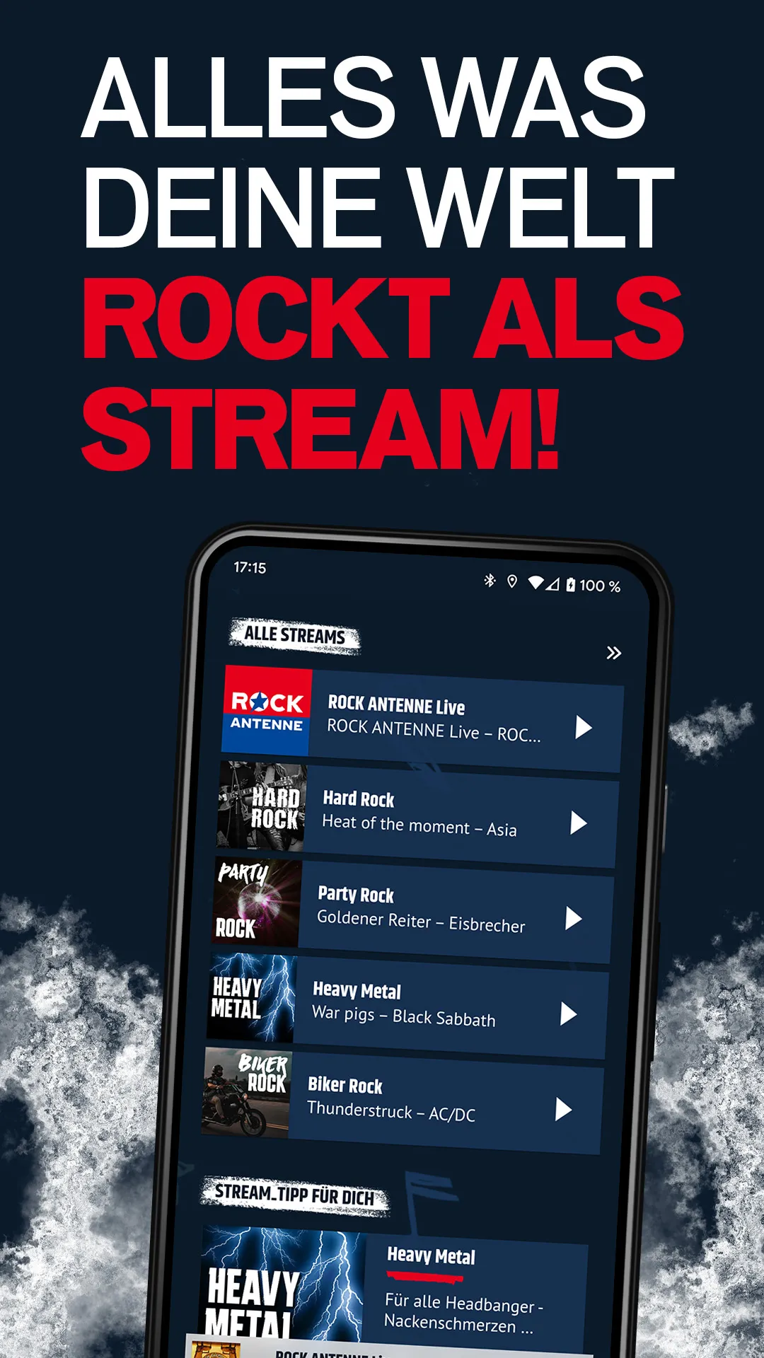 ROCK ANTENNE - Rock nonstop! | Indus Appstore | Screenshot