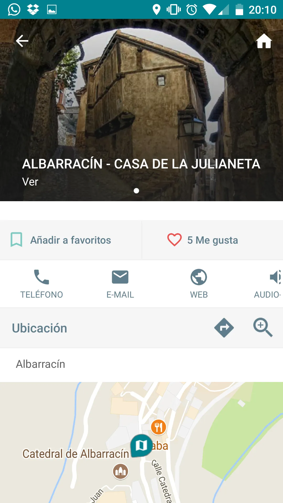 Sierra Albarracín Guía Oficial | Indus Appstore | Screenshot