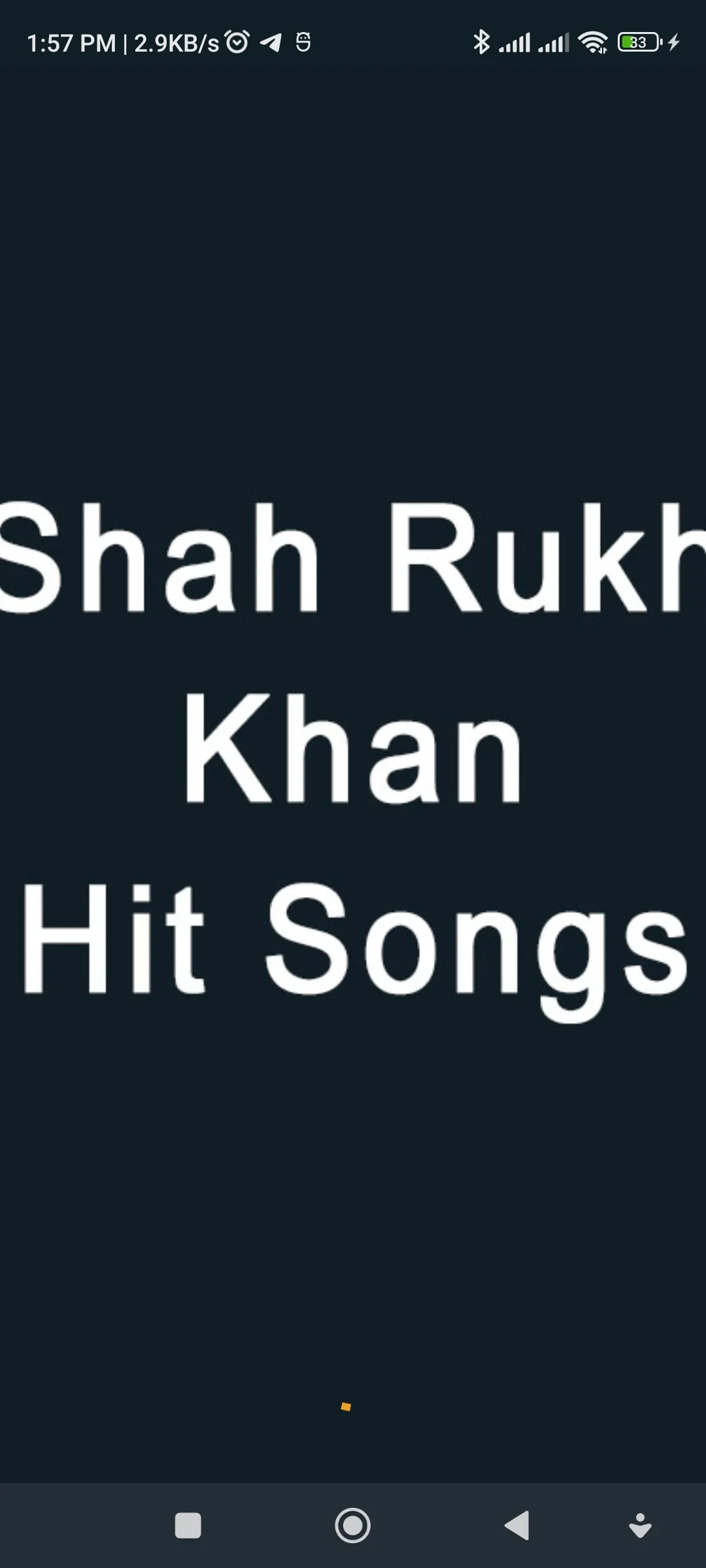 Shah Rukh Khan Hit Songs | Indus Appstore | Screenshot