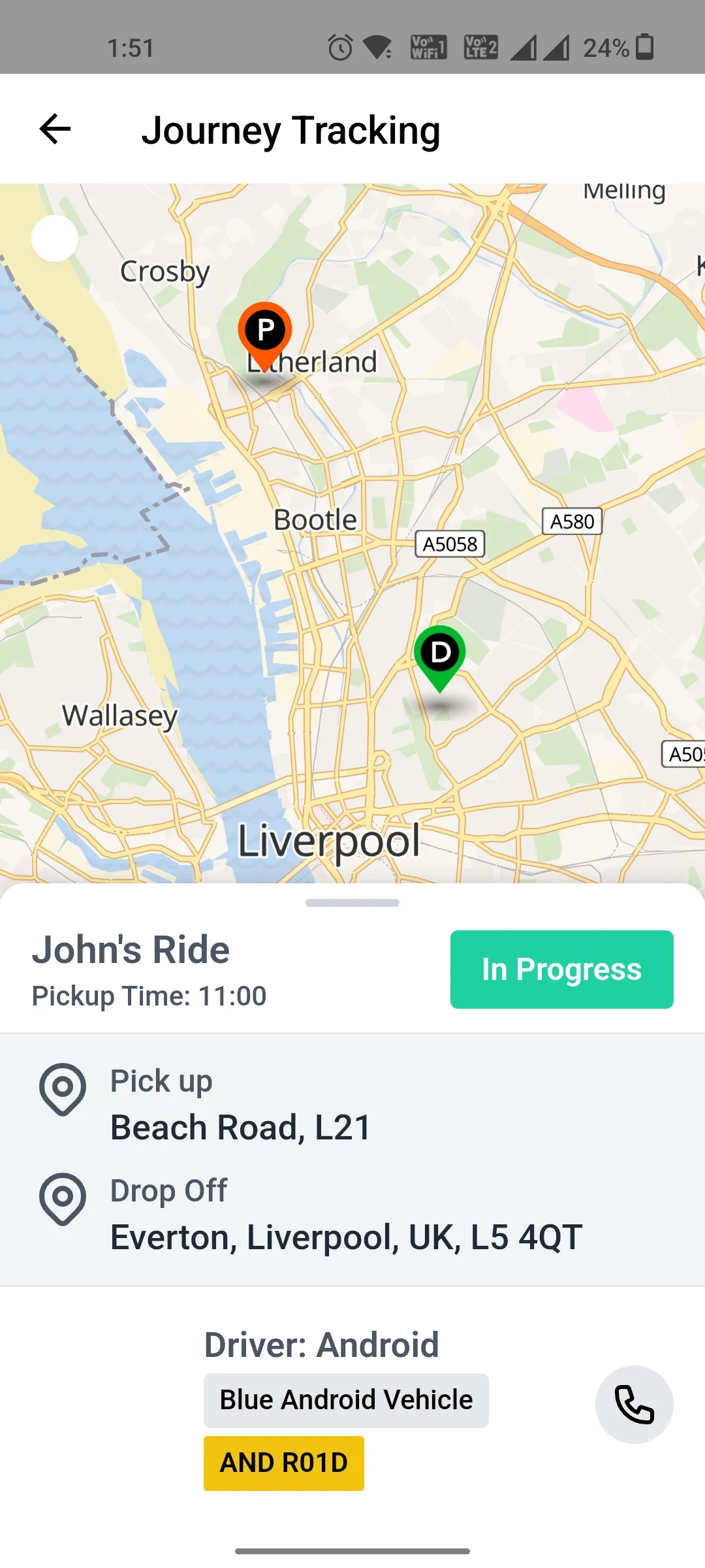 Ride Taxis | Indus Appstore | Screenshot