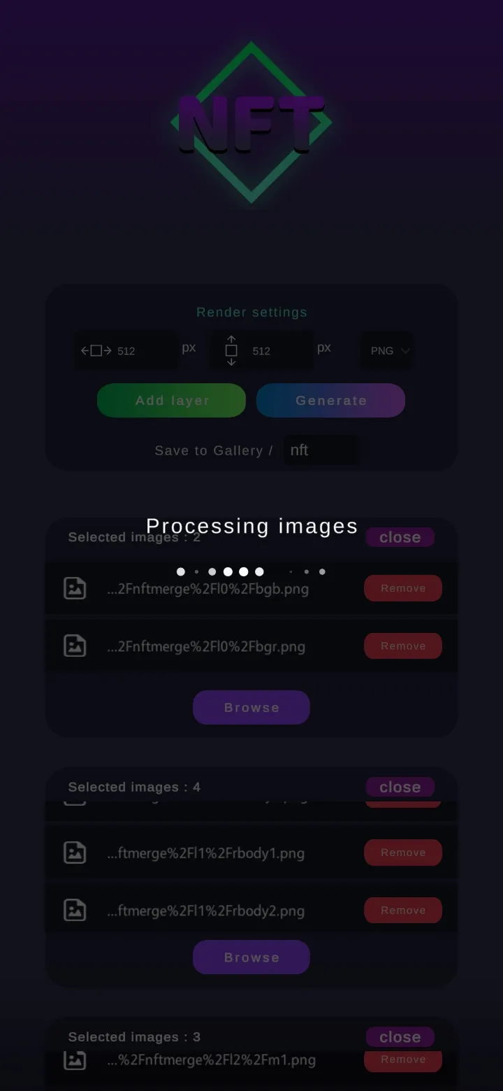 NFT Merge - NFT generator | Indus Appstore | Screenshot