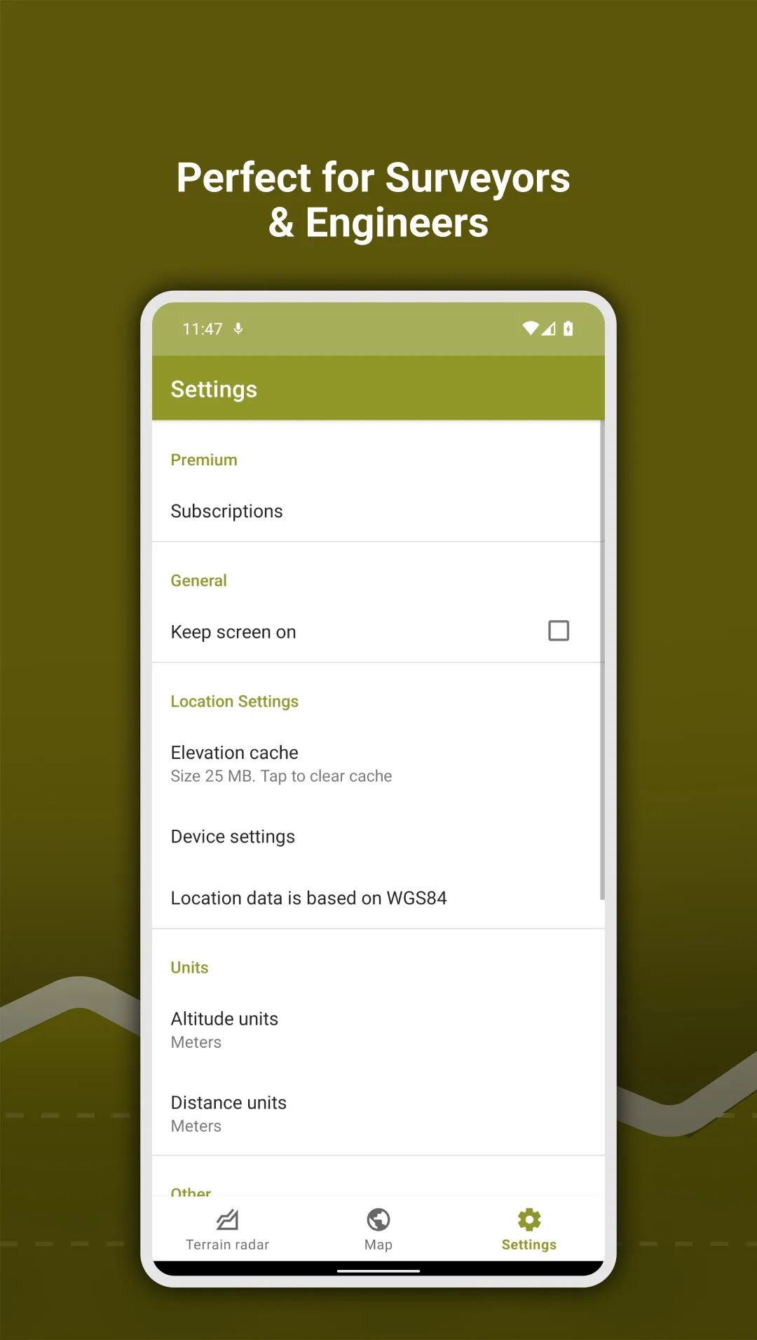 Terrain Radar | Indus Appstore | Screenshot