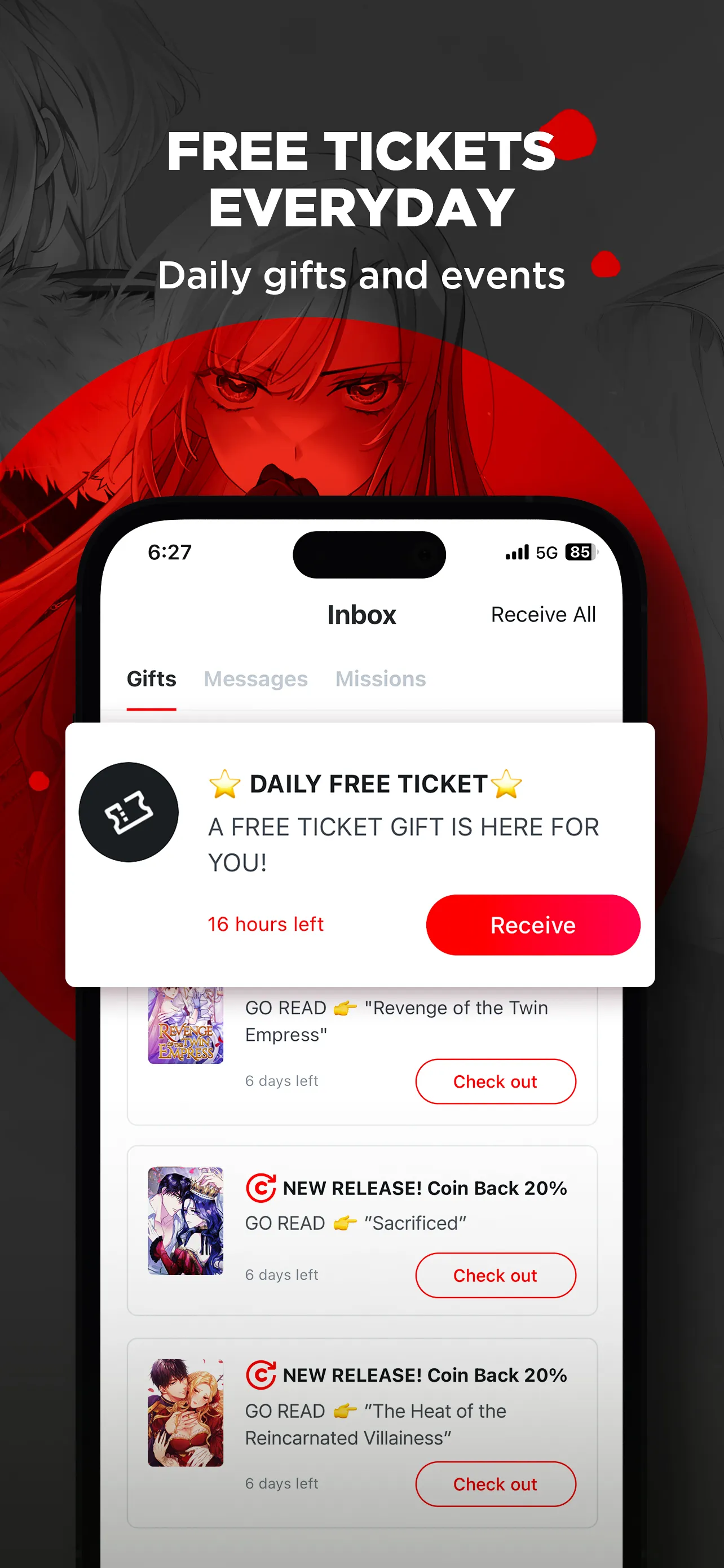 POCKET COMICS: Premium Webtoon | Indus Appstore | Screenshot
