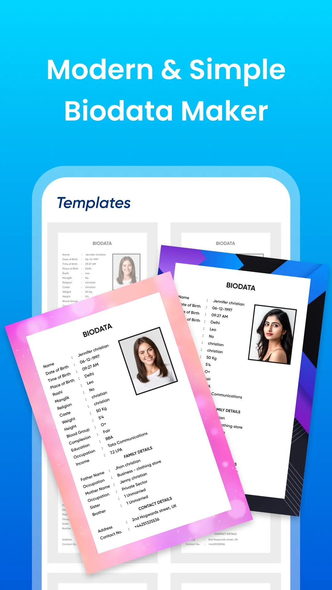 Resume Builder - CV Maker PDF | Indus Appstore | Screenshot