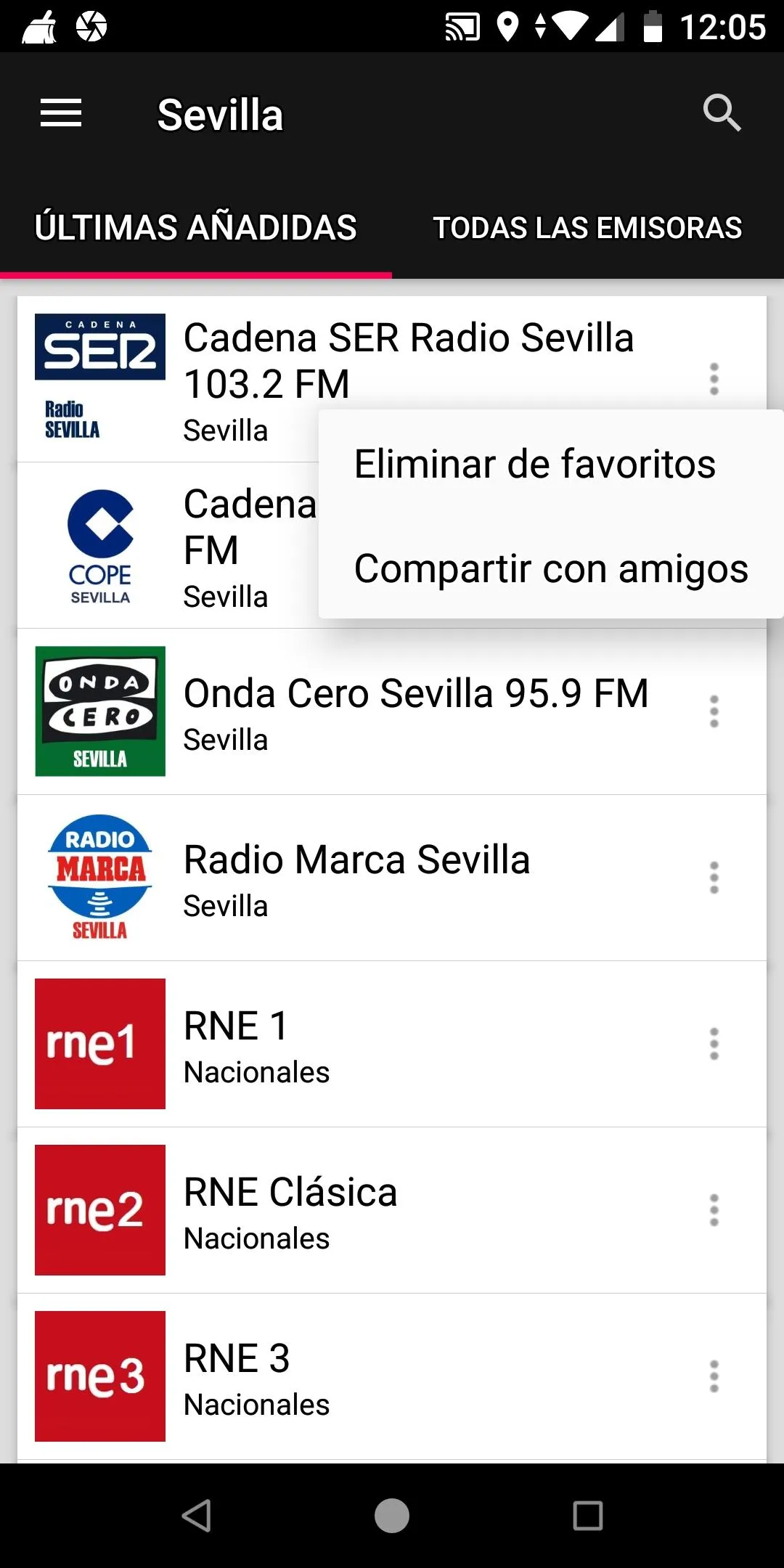 Radios de Sevilla - España | Indus Appstore | Screenshot