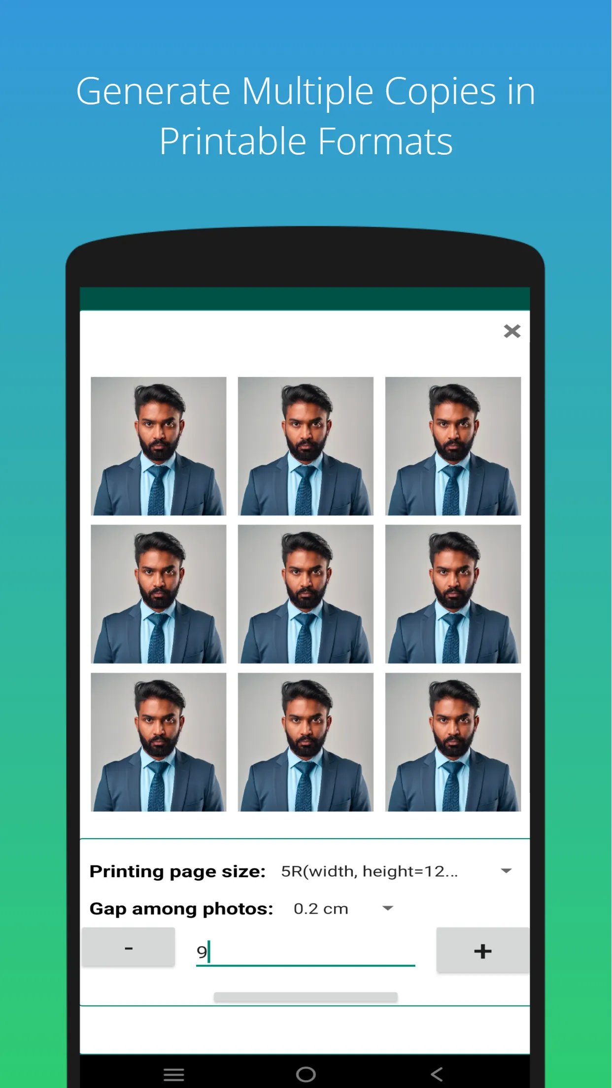 Passport Size Photo Maker | Indus Appstore | Screenshot
