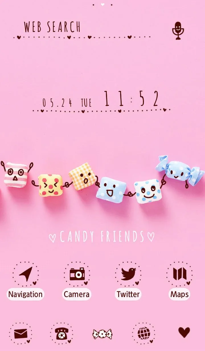 Candy Friends Theme +HOME | Indus Appstore | Screenshot