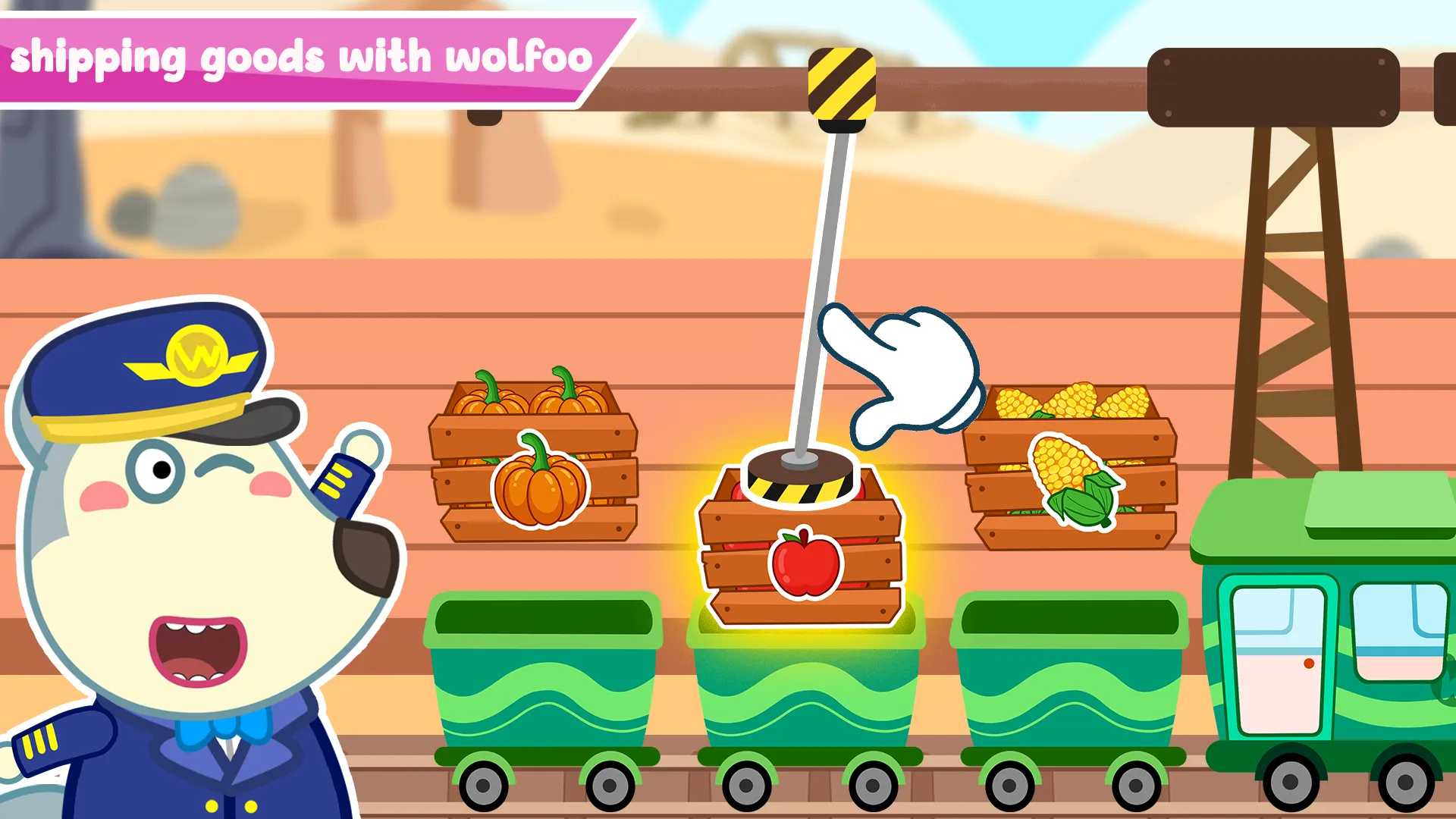 Wolfoo Train - Railway Station | Indus Appstore | Screenshot