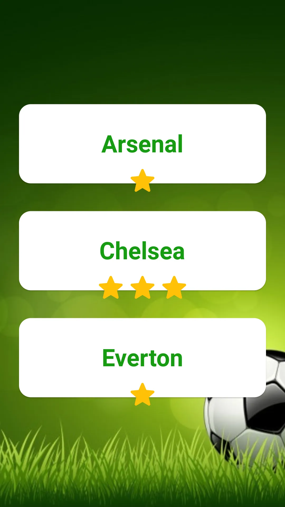 Football Teams Quiz | Indus Appstore | Screenshot