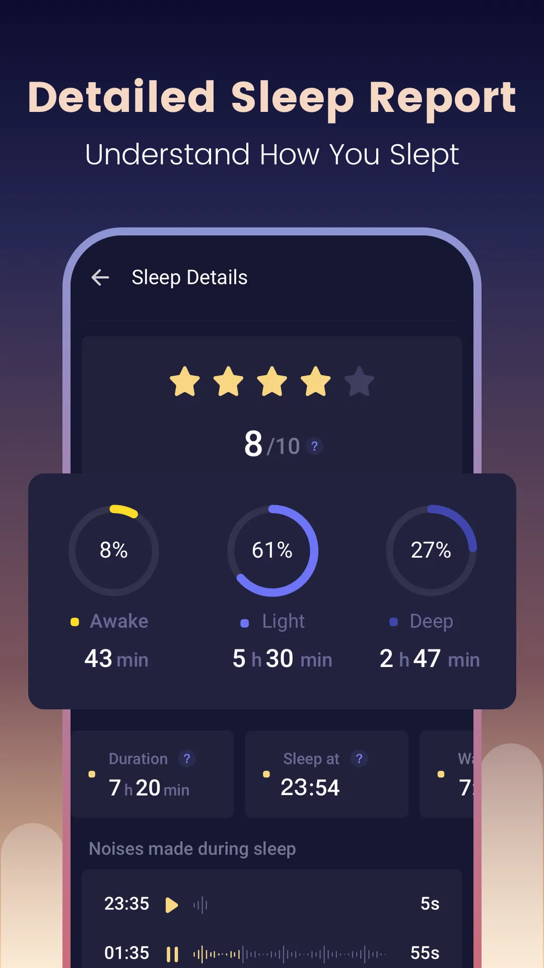 Sleep Tracker: Sleep Cycle | Indus Appstore | Screenshot