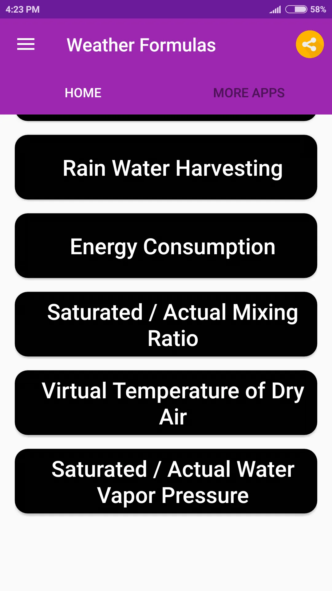 Weather Formulas | Indus Appstore | Screenshot