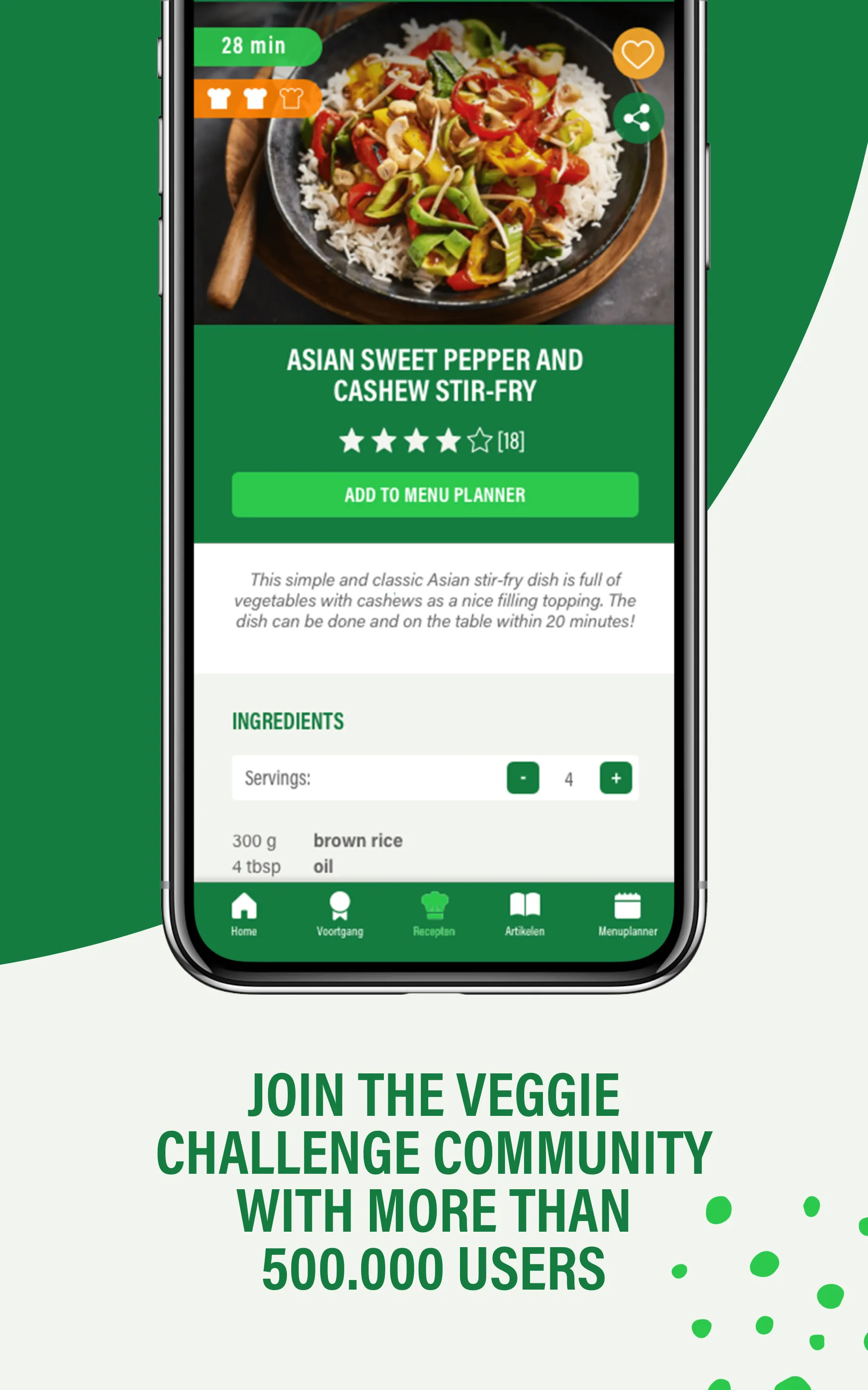 ProVeg Veggie Challenge | Indus Appstore | Screenshot