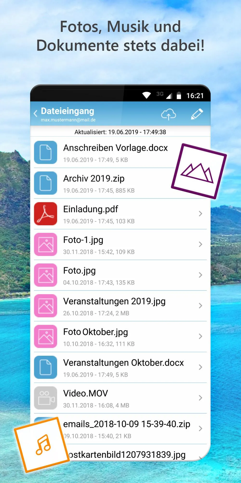 mail.de Mail | Indus Appstore | Screenshot