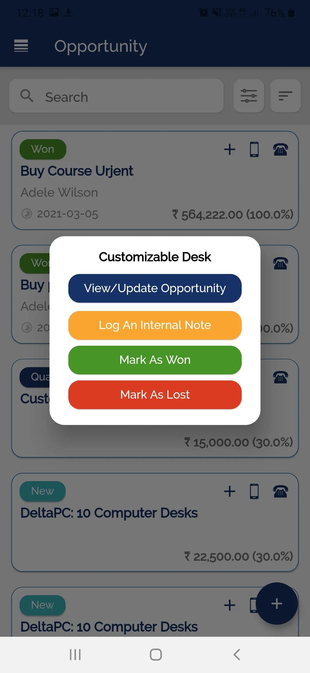 Evozard CRM | Indus Appstore | Screenshot