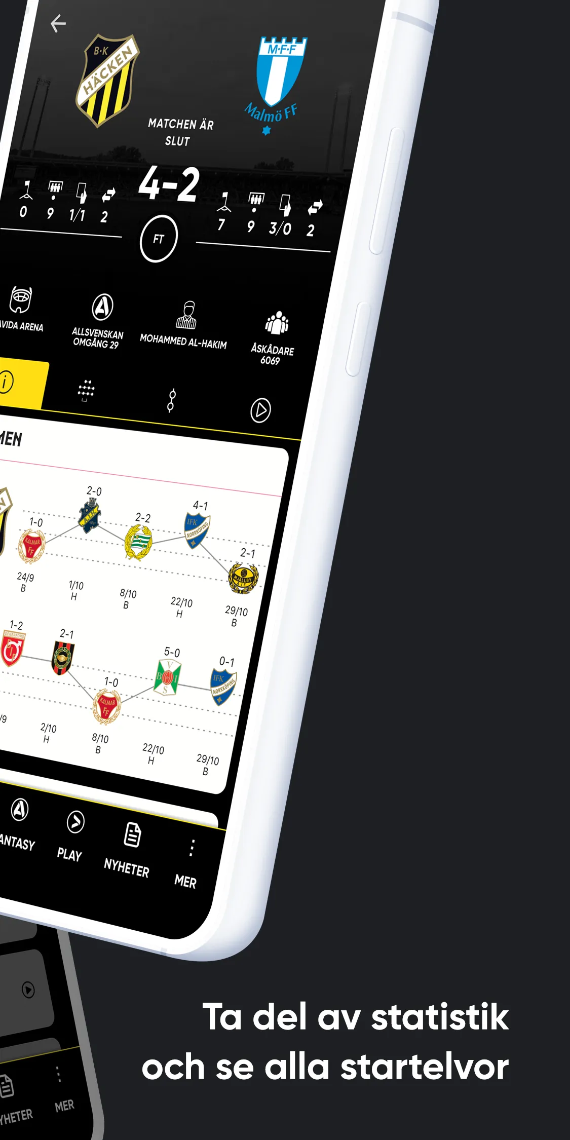 AIK Fotboll Live | Indus Appstore | Screenshot