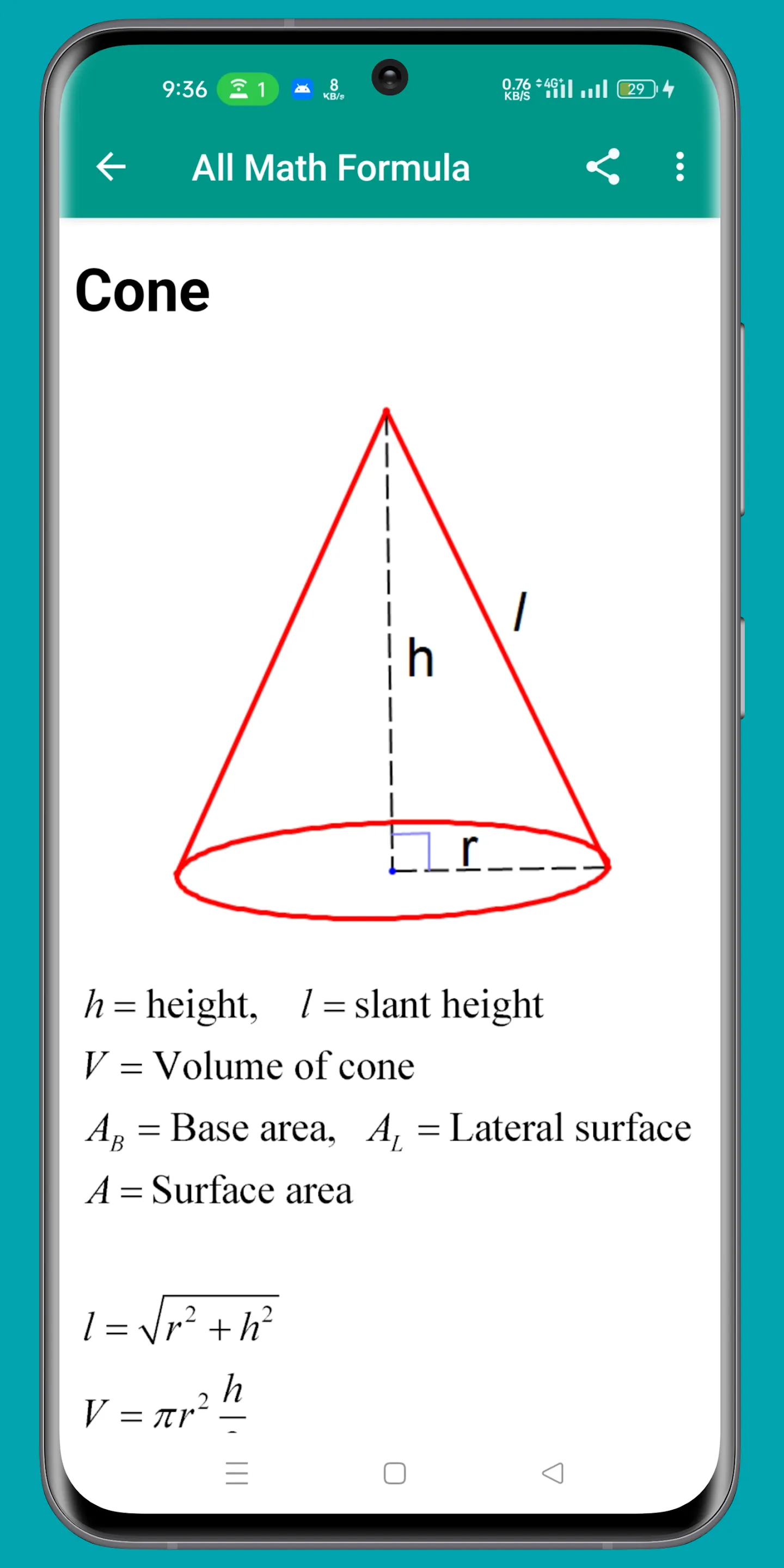 Math Formula All | Indus Appstore | Screenshot