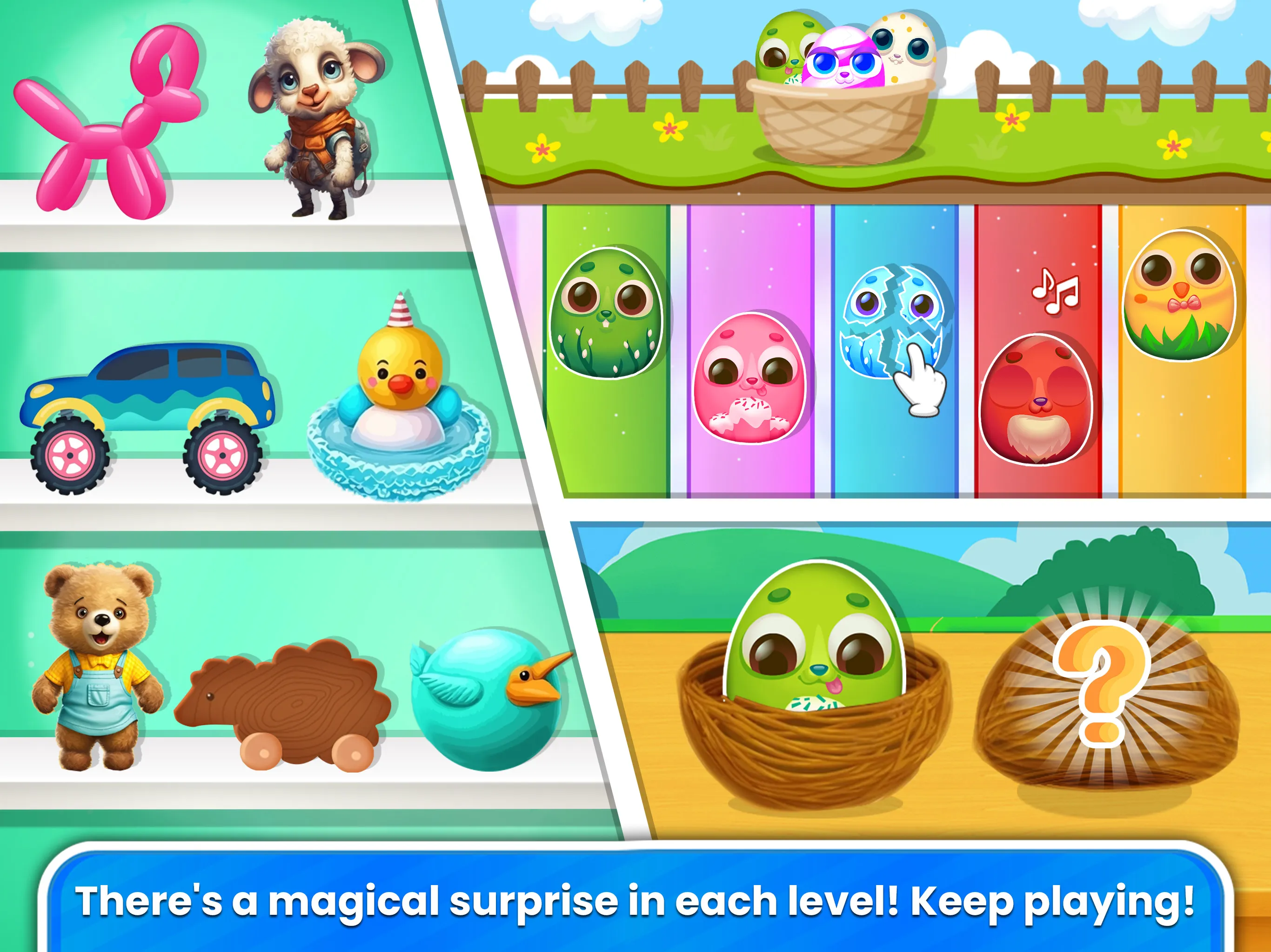 Surprise Eggs Toys Unbox Games | Indus Appstore | Screenshot