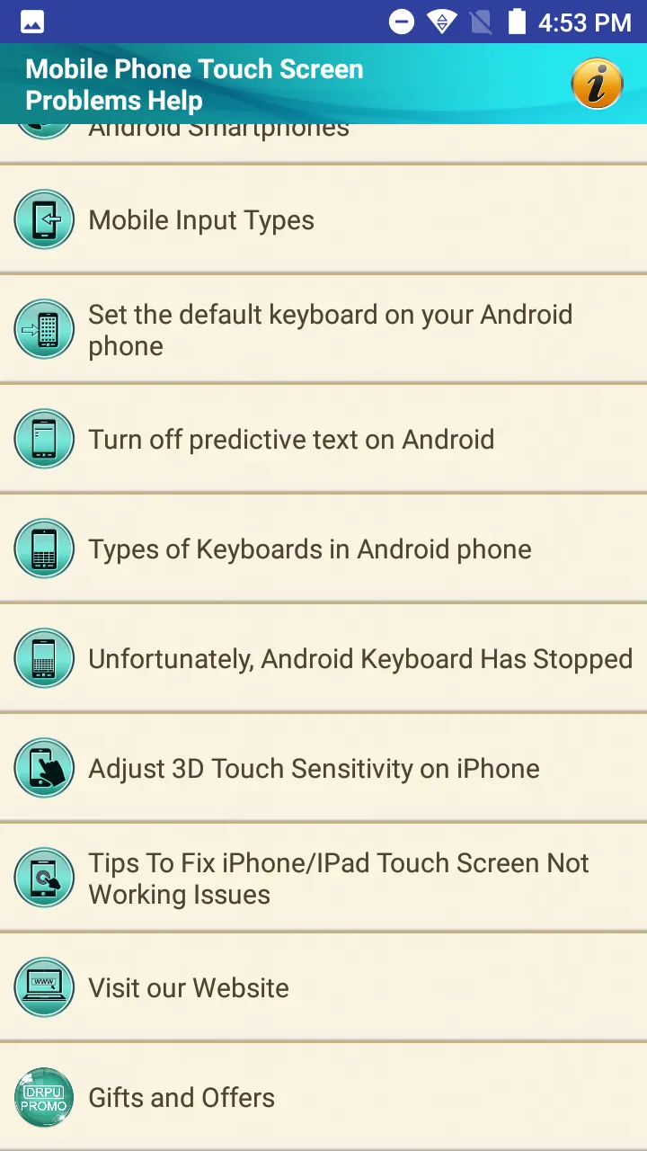 Mobile Phone Touch Screen Prob | Indus Appstore | Screenshot