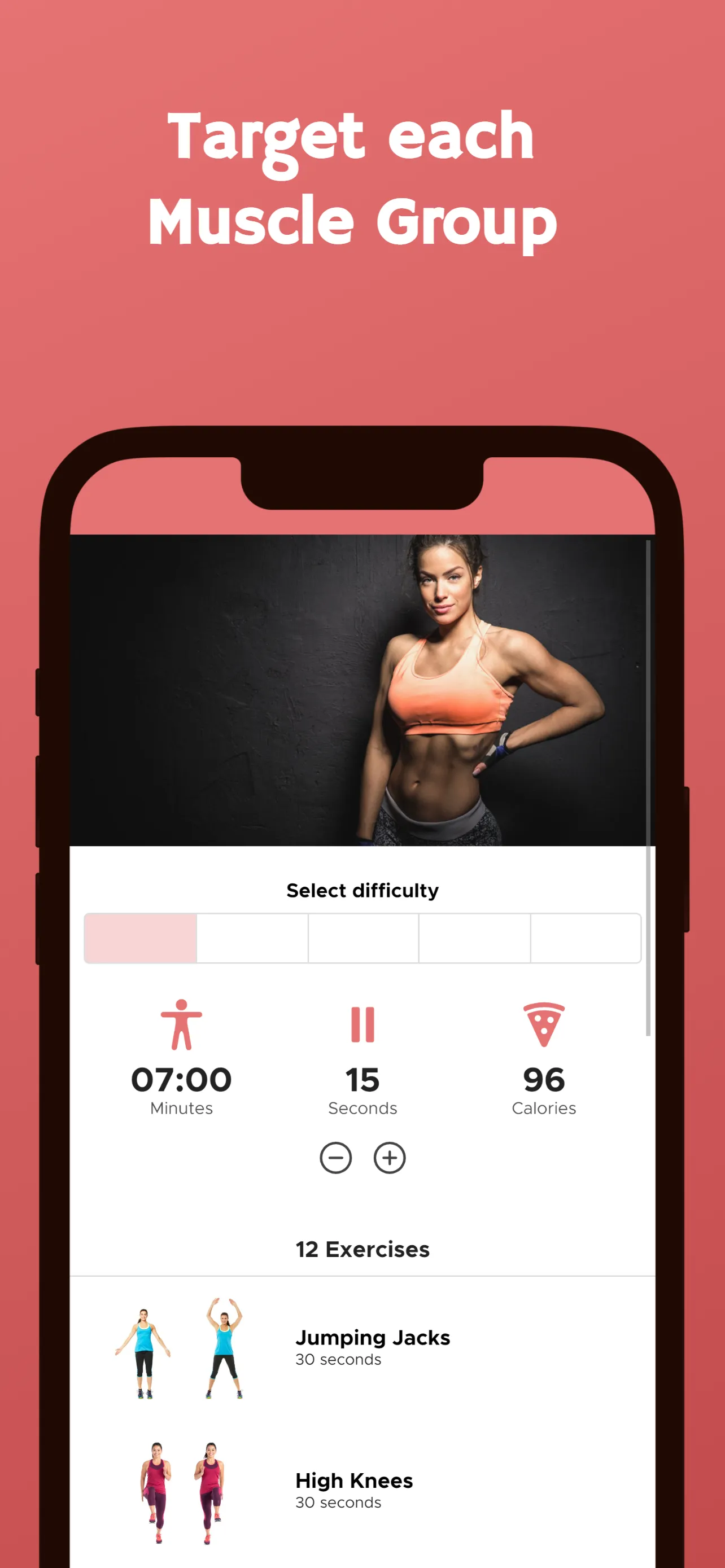 7 Minute Workout for Women | Indus Appstore | Screenshot