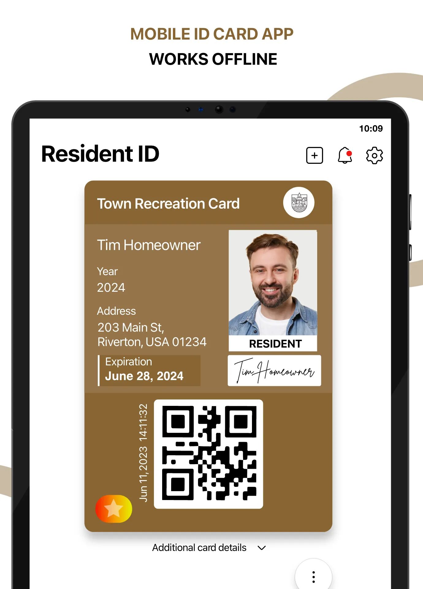 Resident ID: Town/City ID Card | Indus Appstore | Screenshot