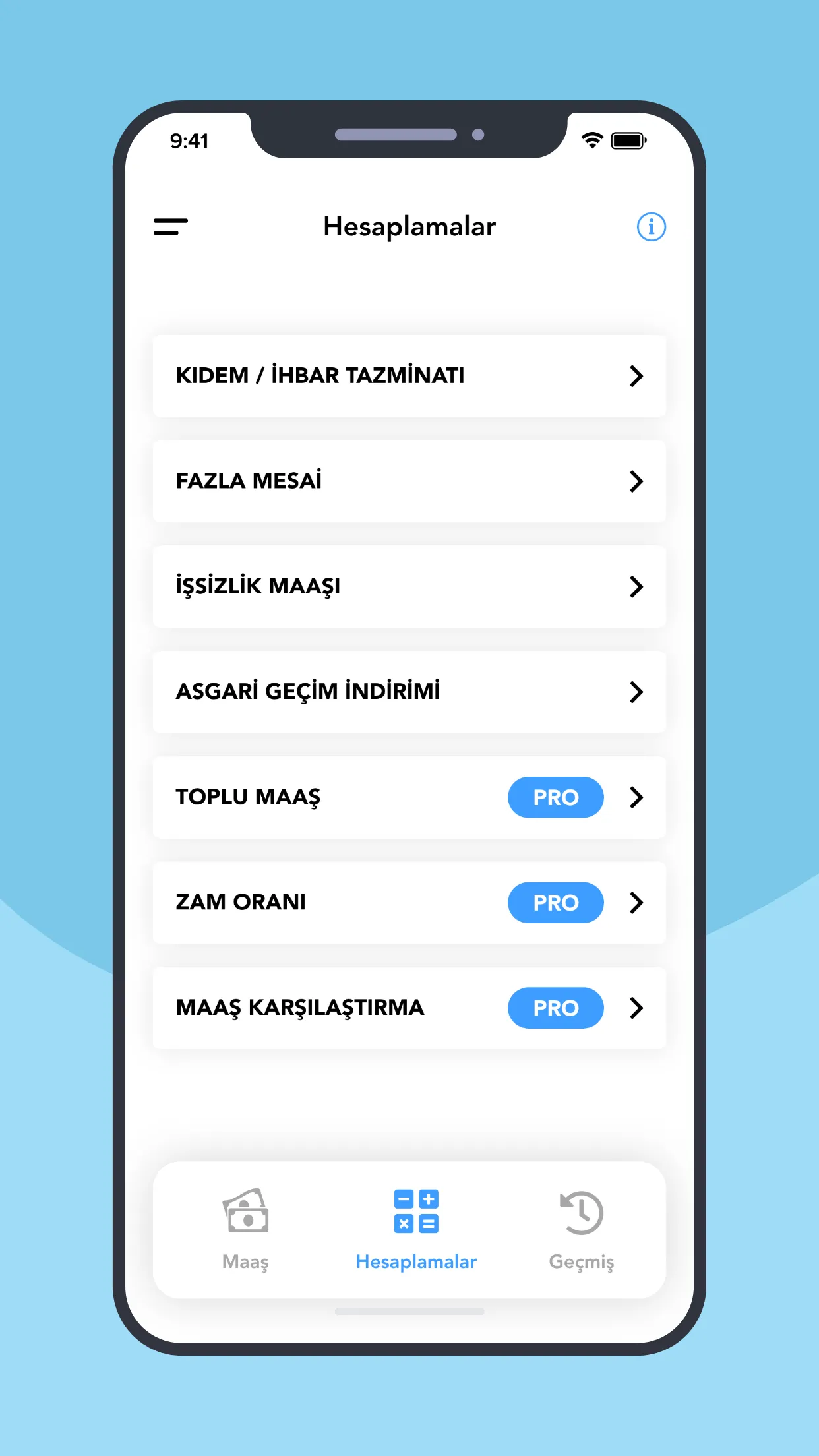 Maaş Hesaplama | Indus Appstore | Screenshot