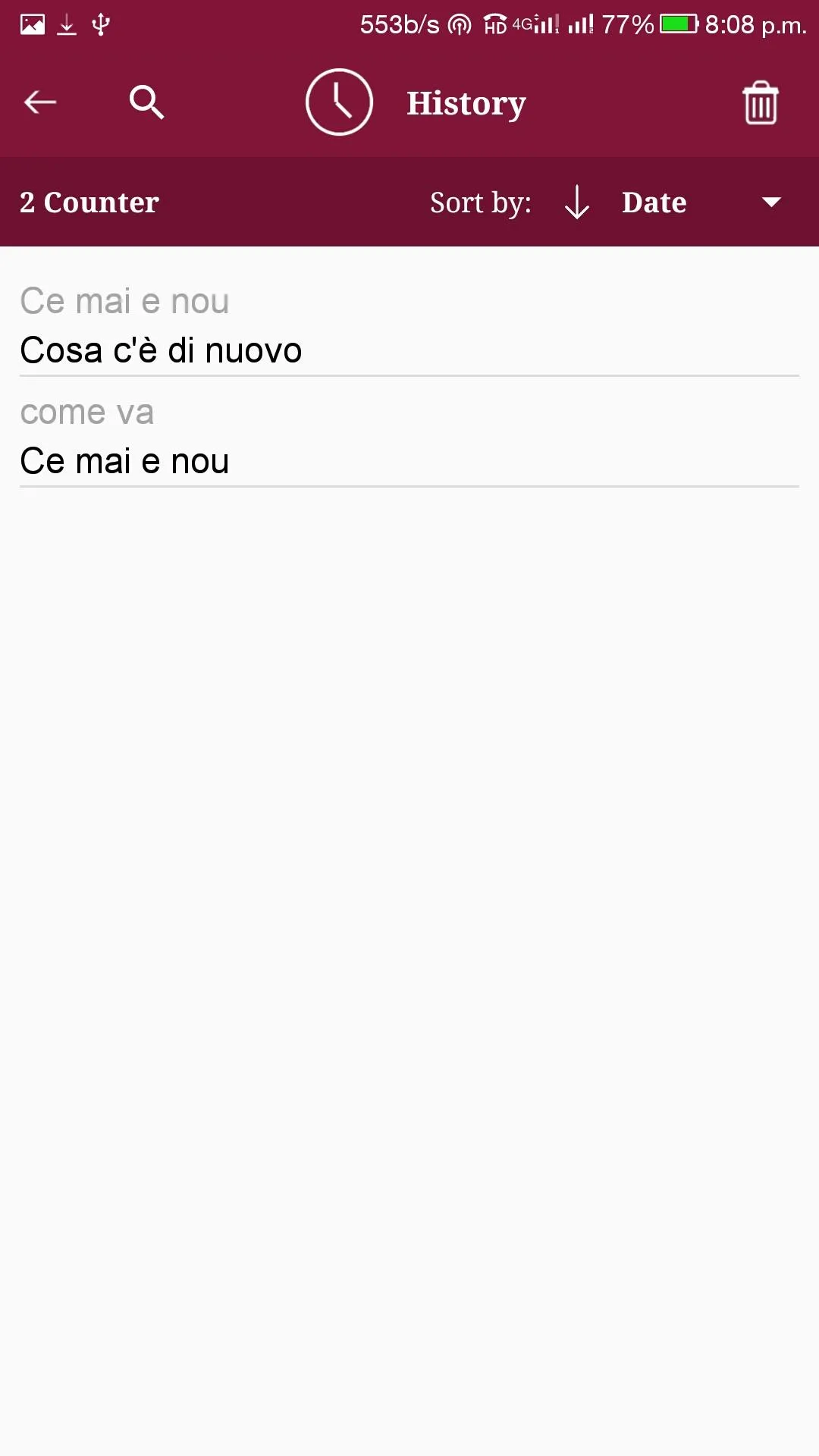 Italian - Romanian Translator | Indus Appstore | Screenshot