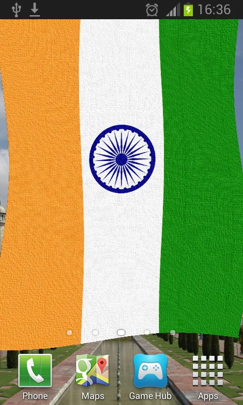 India Flag Live Wallpaper | Indus Appstore | Screenshot