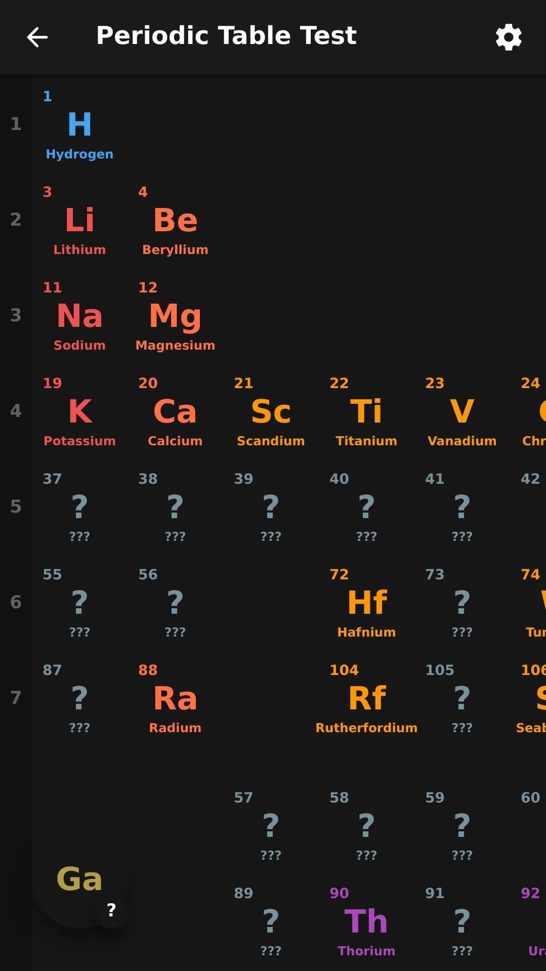 Atom - Periodic Table & Tests | Indus Appstore | Screenshot