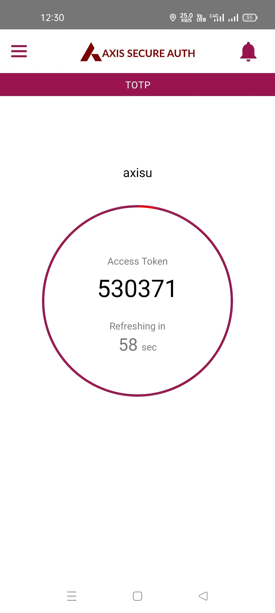 Axis SecureAuth | Indus Appstore | Screenshot