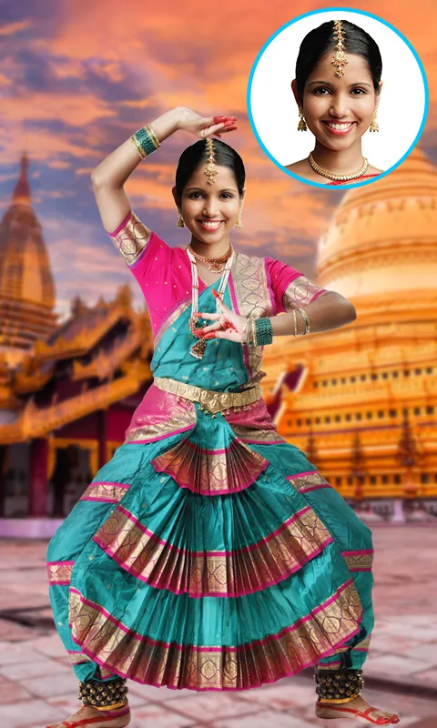 Indian Classical Photo Suit | Indus Appstore | Screenshot