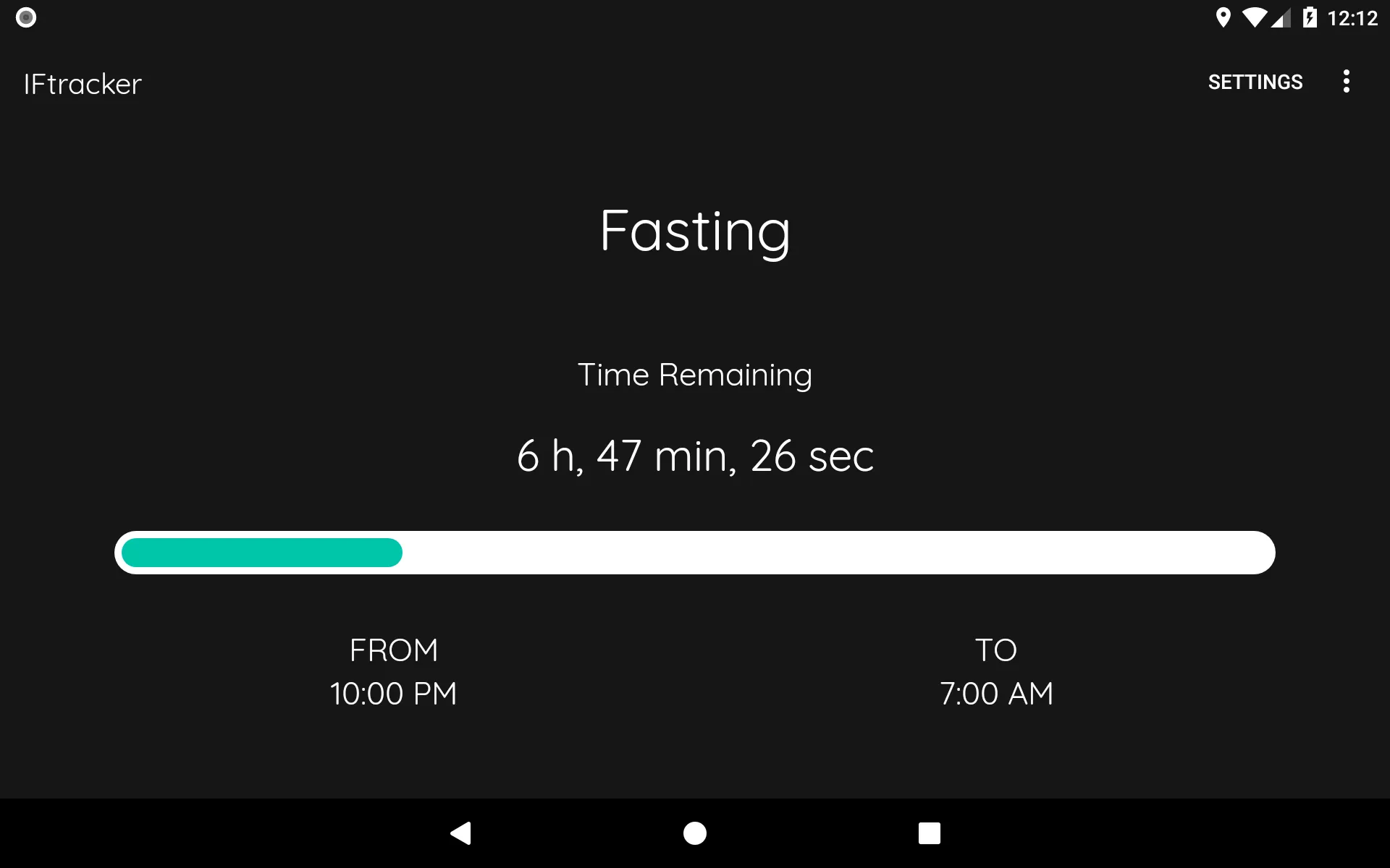 IFtracker - Intermittent Fasti | Indus Appstore | Screenshot