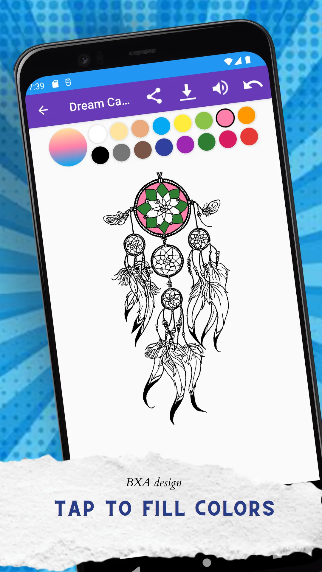 Dream Catcher Coloring Book | Indus Appstore | Screenshot