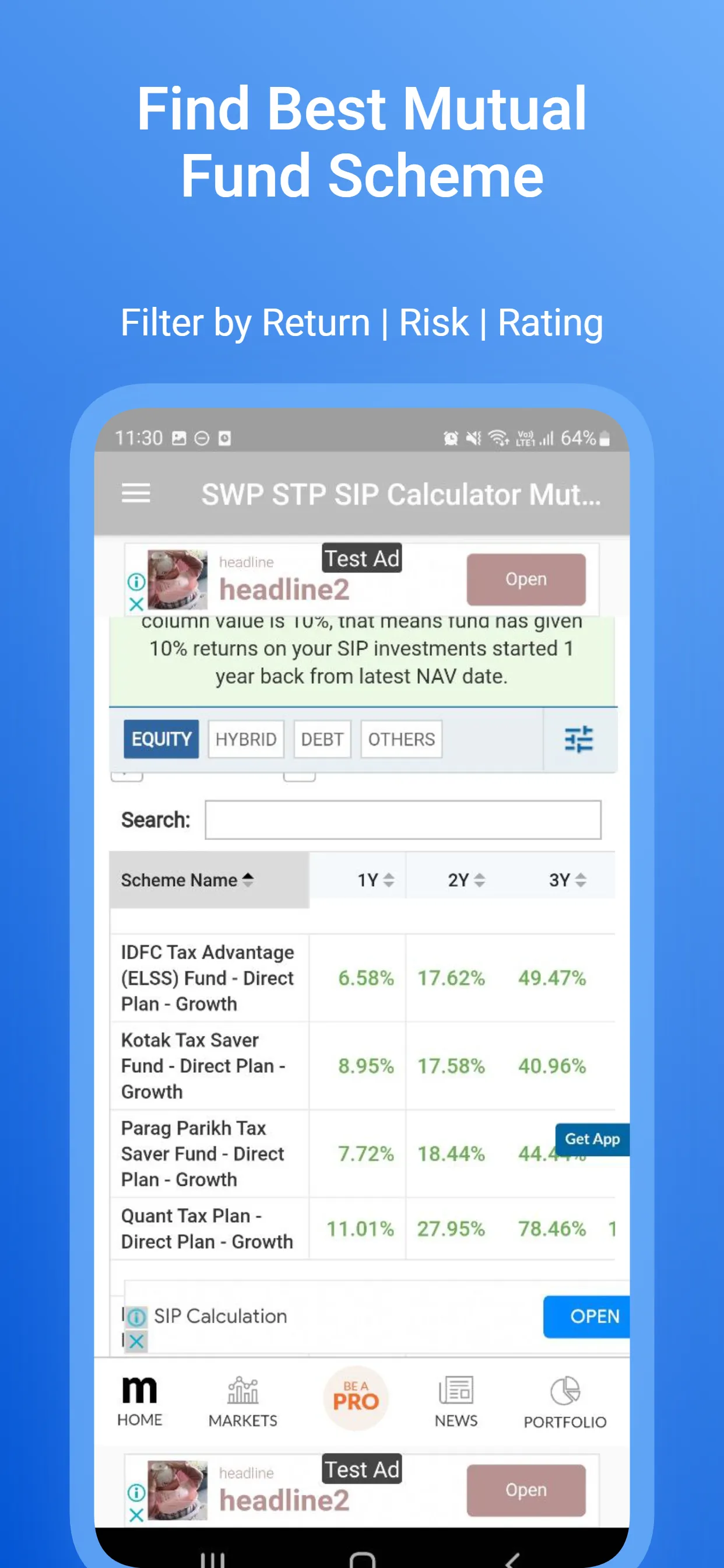 SWP STP SIP Calcualtor | Indus Appstore | Screenshot