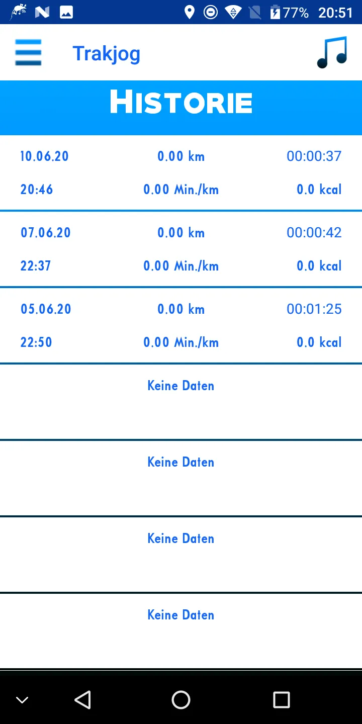 Tracker für Joggen km messen | Indus Appstore | Screenshot