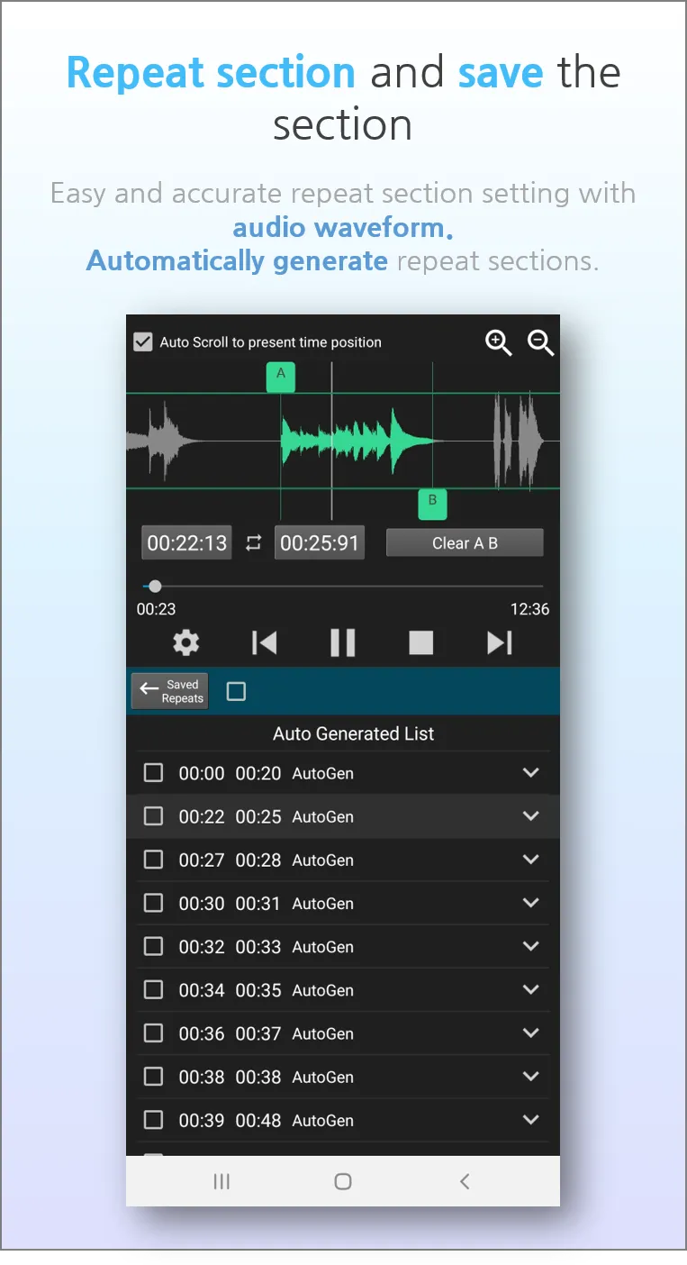 Music Player(AB Repeater) | Indus Appstore | Screenshot