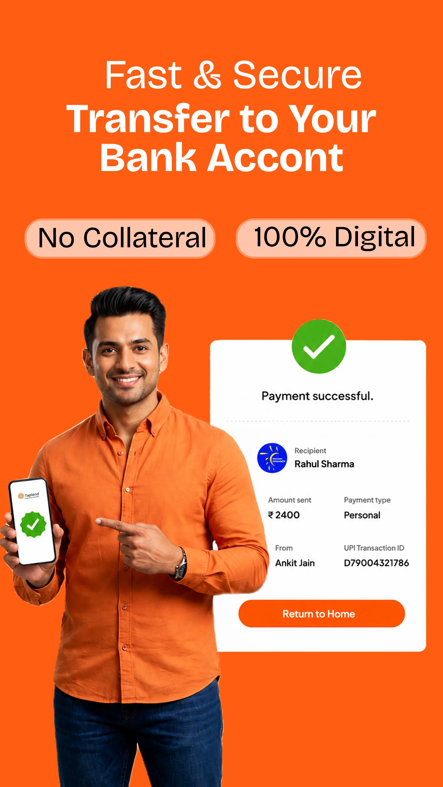 Taplend: Personal Loan App | Indus Appstore | Screenshot