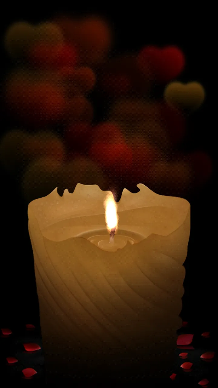 Romantic Candle | Indus Appstore | Screenshot