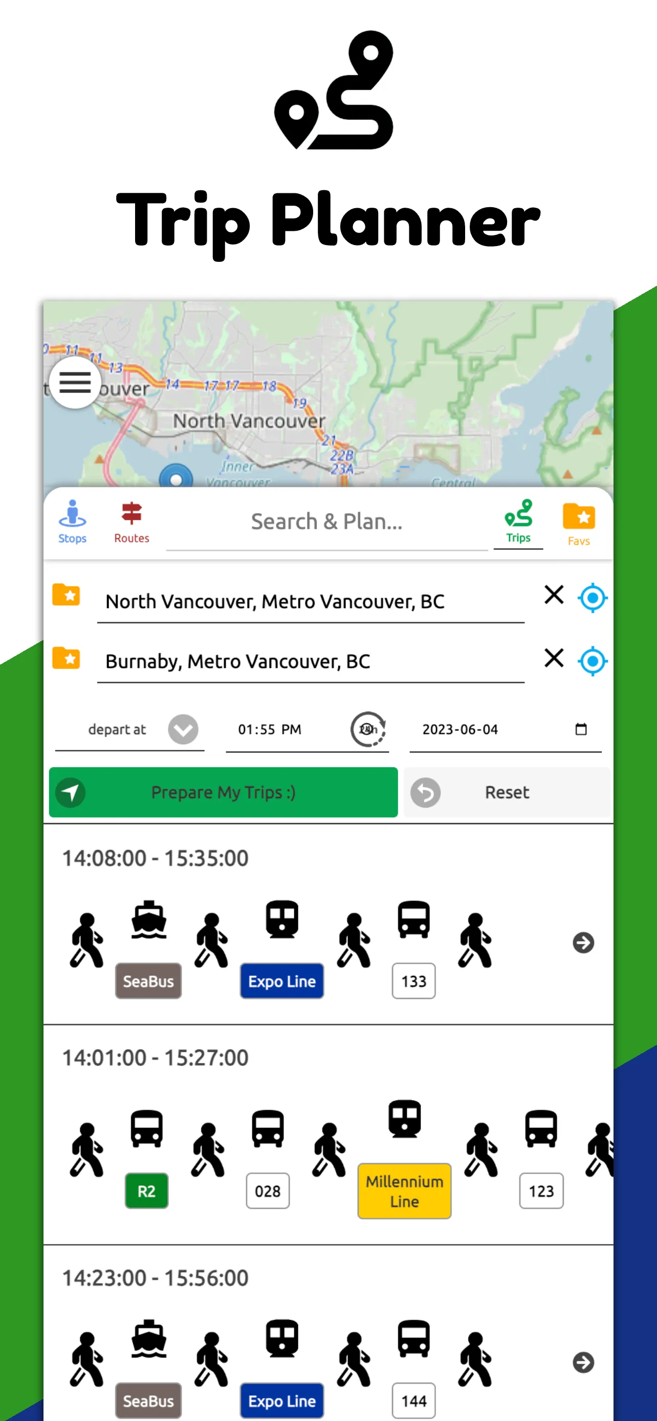 Vancouver Transit - Metro Area | Indus Appstore | Screenshot