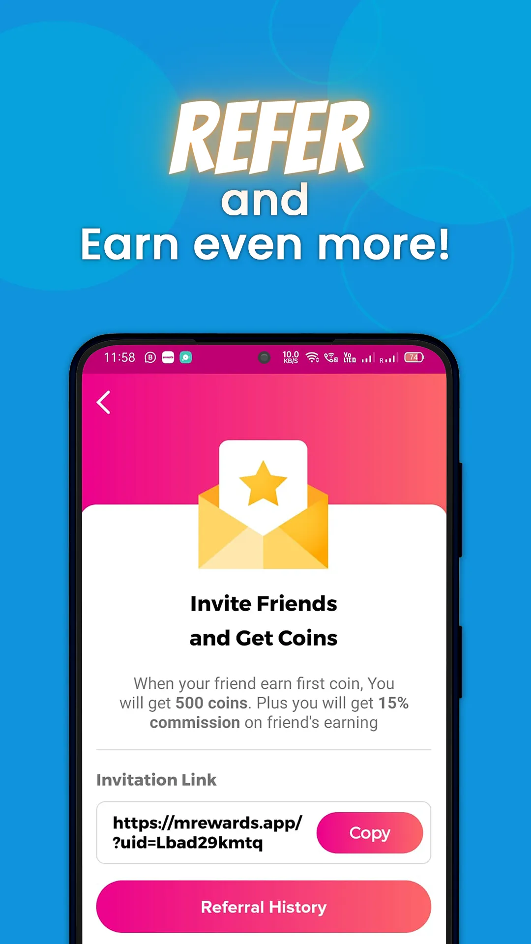 mRewards - Games & Earn Money | Indus Appstore | Screenshot