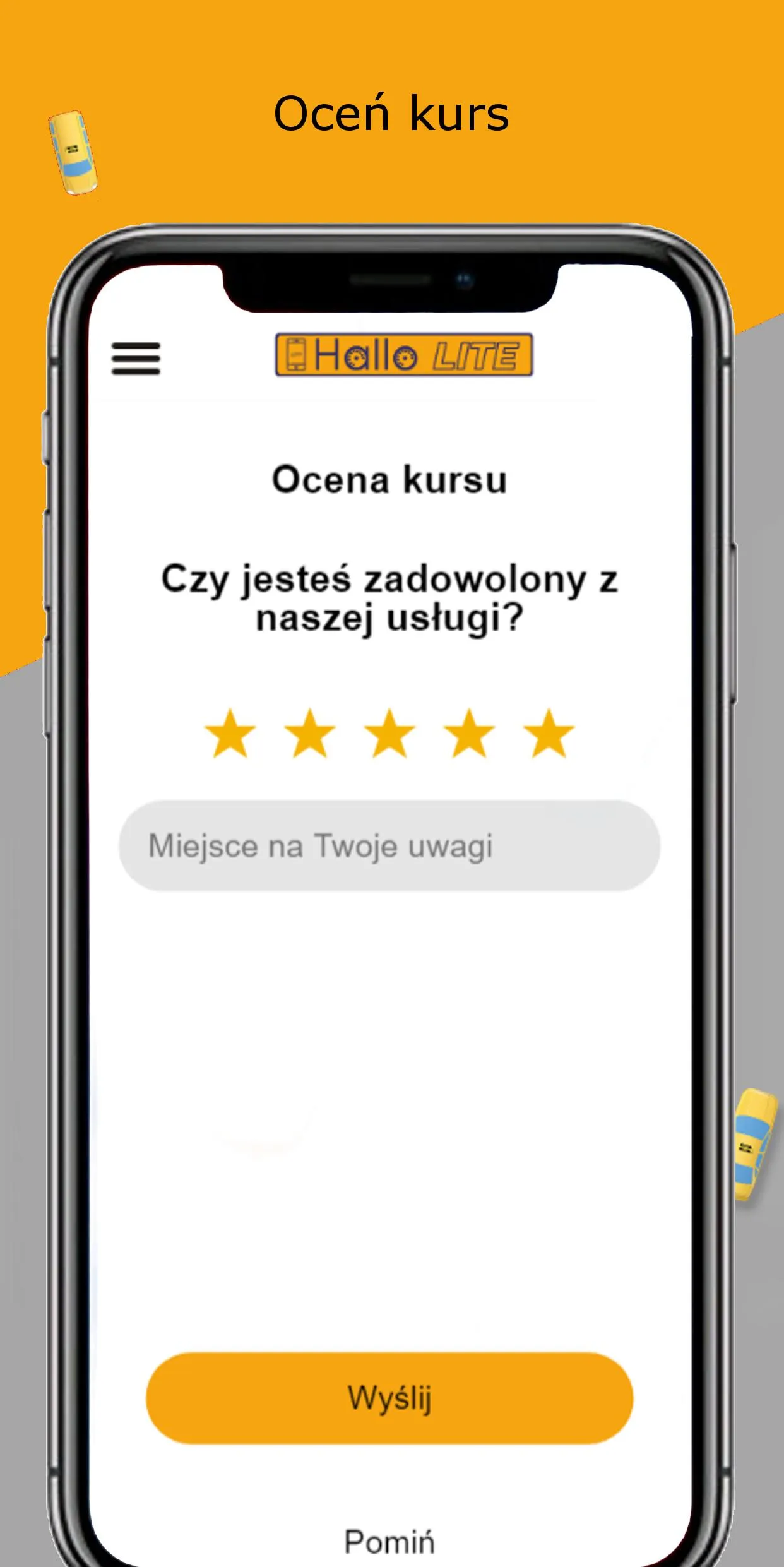 Hallo Taxi Gdańsk LITE | Indus Appstore | Screenshot