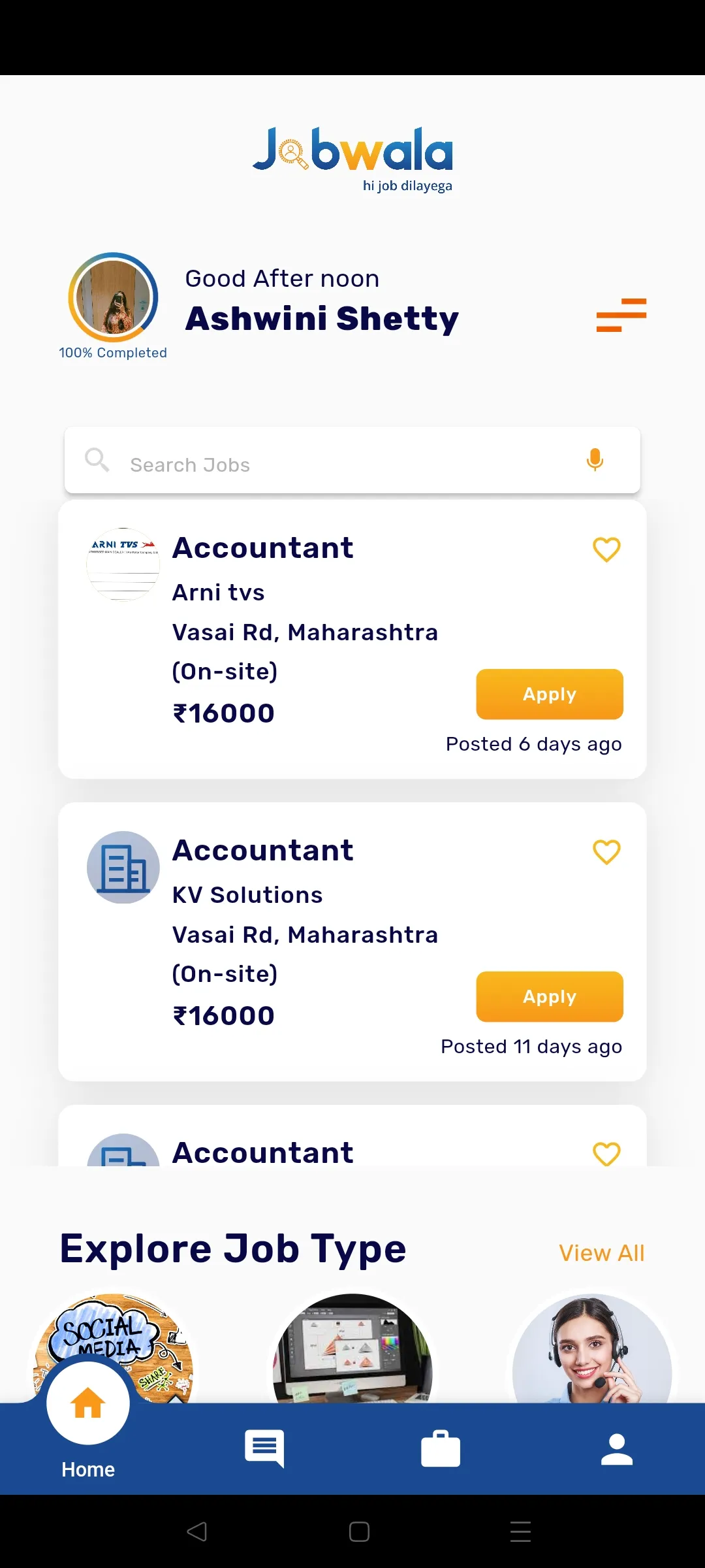 Jobwala: Job Search App | Indus Appstore | Screenshot