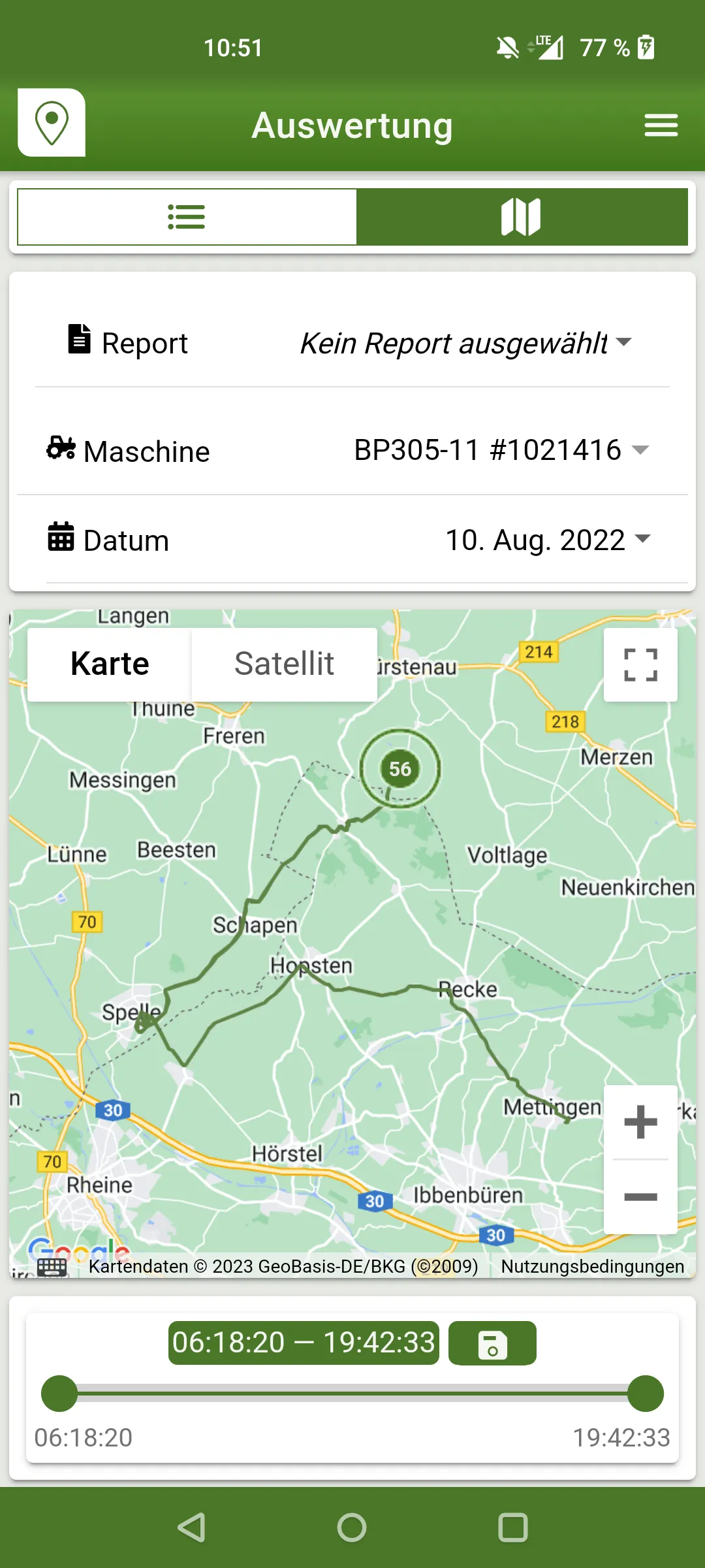 KRONE SmartTelematics | Indus Appstore | Screenshot