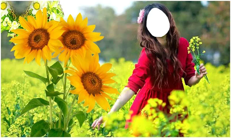 Women With Flowers Photo Pics | Indus Appstore | Screenshot